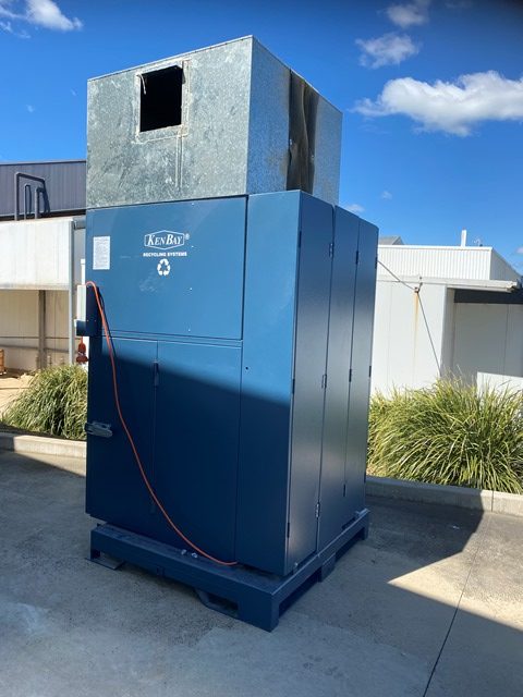 Cardboard Compactor Ken-Bay Recycling systems as NEW