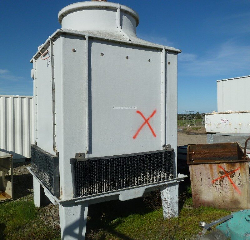 Cooling tower CRO38C 1.8m x 1.8m x 2.7m high + fan