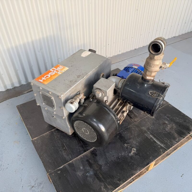 Vac Pump Busch Model 160 Motor 4 Kw