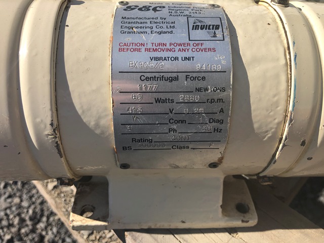 Vibrator Unit  Centrifugal Force  unit