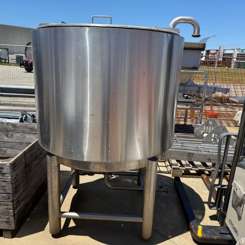 Tank SS 1.1m Dia x 1m high 1,000 Ltrs