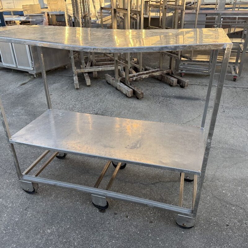 Trolley on Wheels SS 1460mm x 600mm x 1320mm