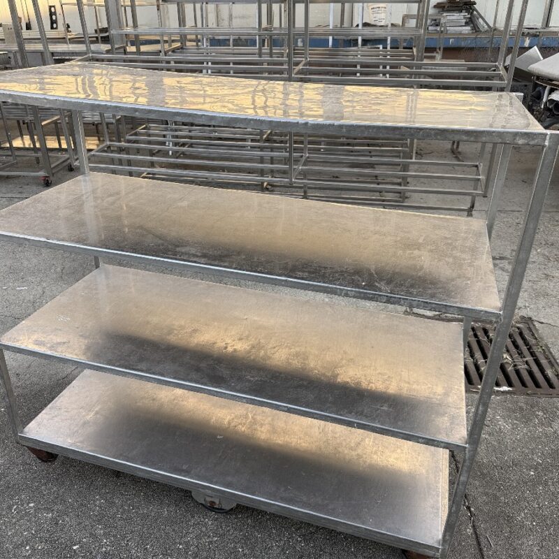 Trolley on Wheels SS 1480mm x 610mm x 1310mm