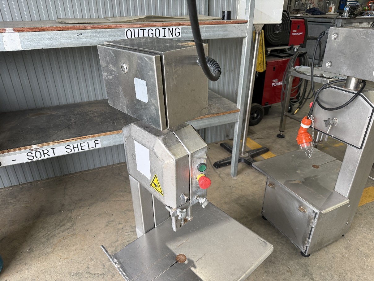 Bandsaw Bizerba Bench top 200mm throat SS 3 phase - Image 2