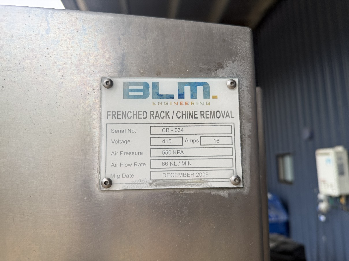 Frenched Rack, Chine Removal, Lamb Processing equipment Year 2009 - Image 2